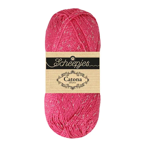 114-S Shocking Pink - Silver (Catona Shine)