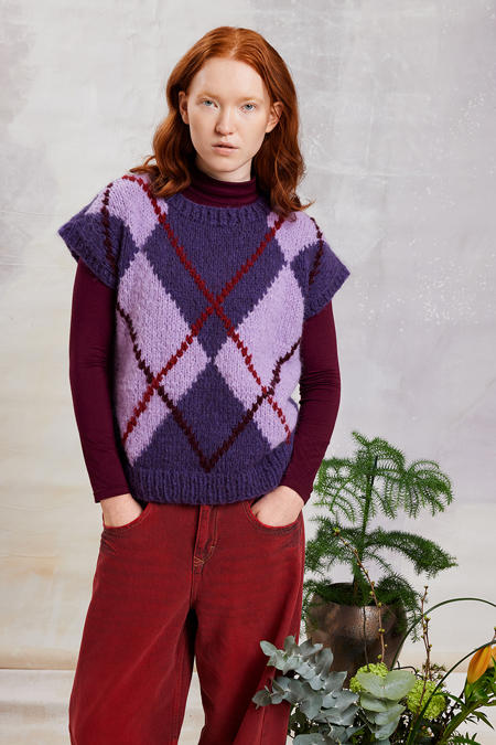 Anleitung Nr. 19806 Pullunder "Risha" aus Baby Lama (Lang Yarns)