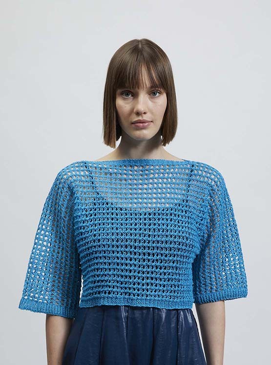 Anleitung Nr. 19721 Pullover aus Crealino (Lang Yarns)