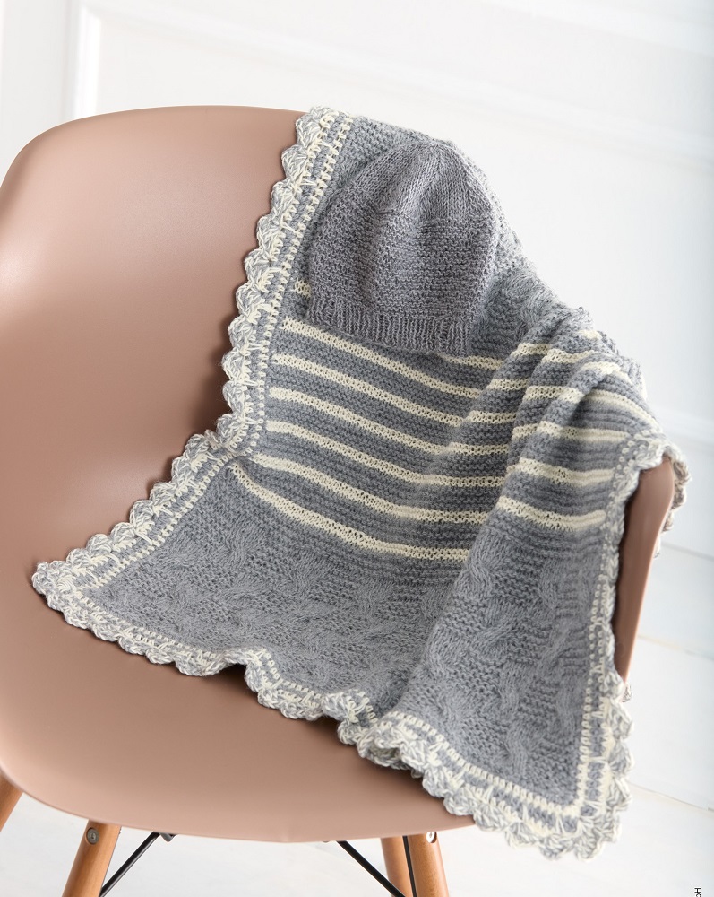 Anleitung Nr. 18189 Decke aus Cool Wool Baby