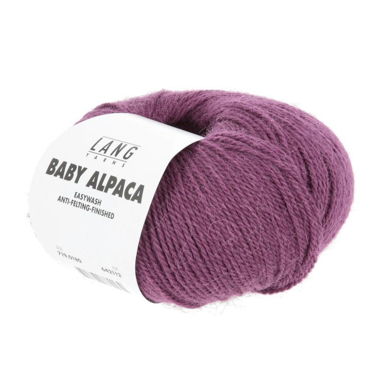 719.0180 pflaume (Baby Alpaca Lang)