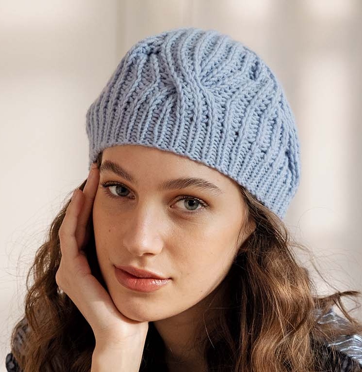 Anleitung Nr. 19990 Mütze "Ottilie" aus Cashmere+