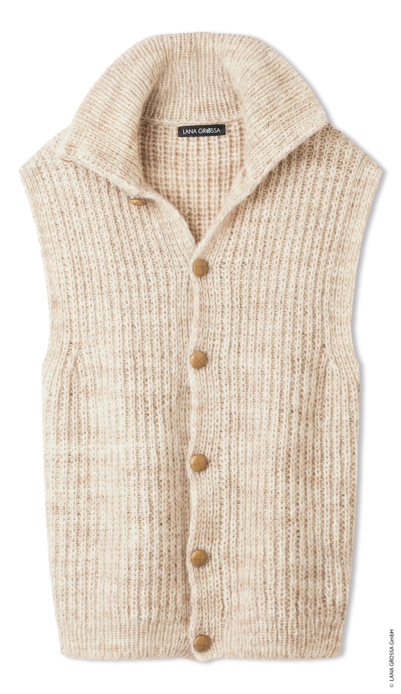 Anleitung Nr. 20008 Weste aus Pelo Cashmere