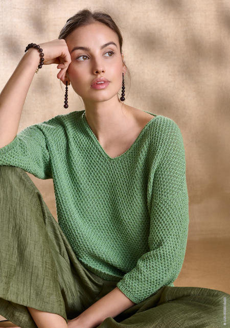 Anleitung Nr. 19533 Pullover aus Landlust Sommerseide