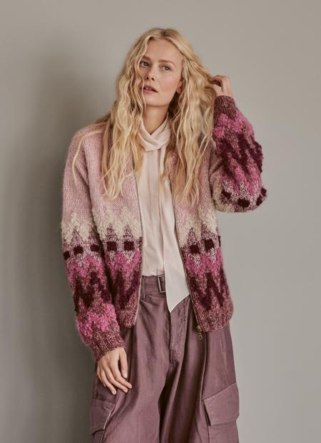 Anleitung Nr. 19227 Jacquard-Jacke aus Natural Alpaca Pelo, Silkhair & Orsetto