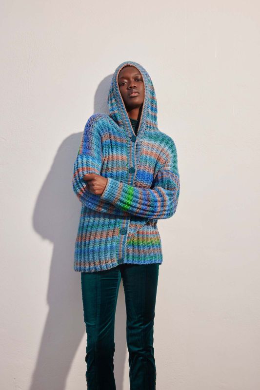 Anleitung Nr. 19346 Jacke aus Mystery  (Lang Yarns)