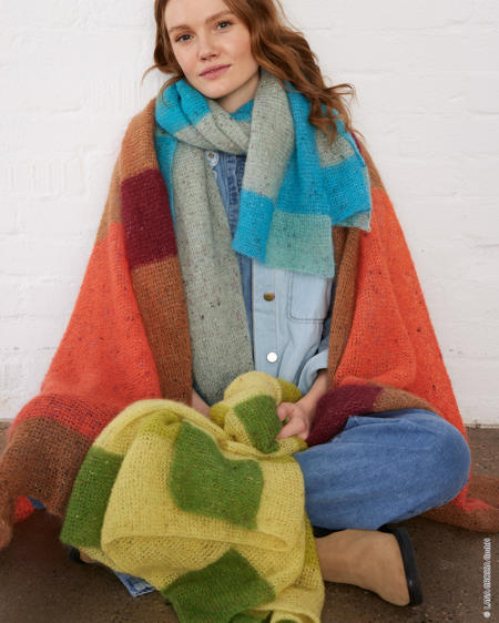 Anleitung Nr. 18798 Tuch aus Natural Superkid Tweed