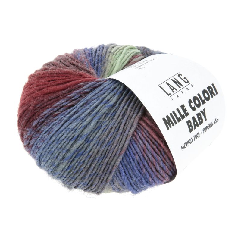 216 türkis/bordeaux/lavendel (Mille Colori Baby)