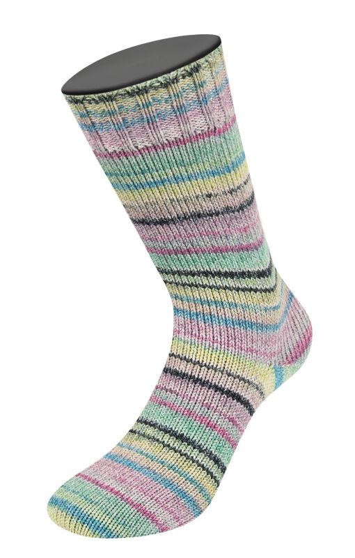 Meilenweit 100 Cotone Vegano Mango (Lana Grossa Sockenwolle)
