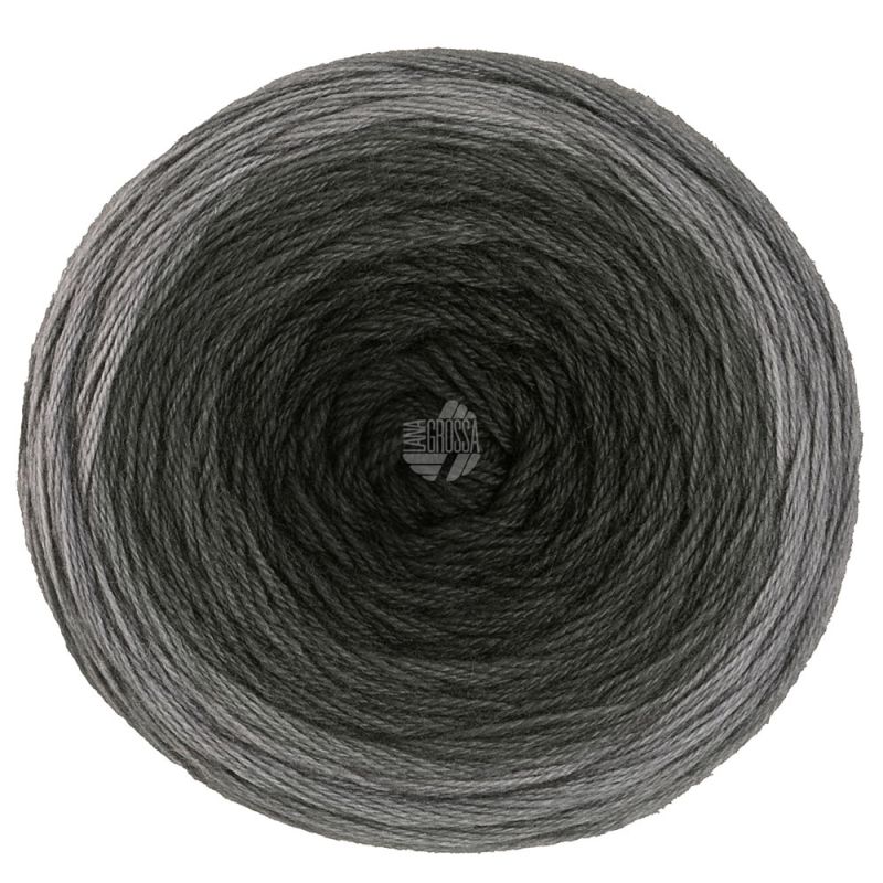 401 Dunkel-/Mittelgrau/Anthrazit (Merino Lace Aquarell Ton in Ton)