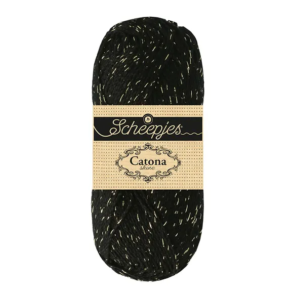  110-G Jet Black - Gold (Catona Shine)
