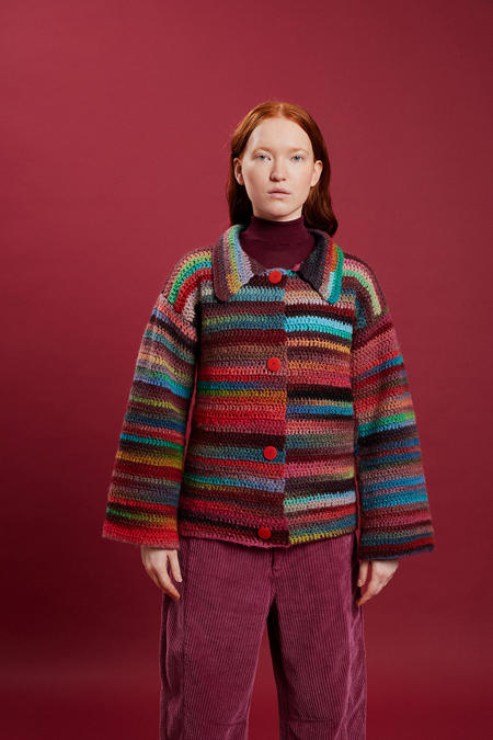 Anleitung Nr. 19815 Jacke gehäkelt "Uvana" aus Cloud (Lang Yarns)