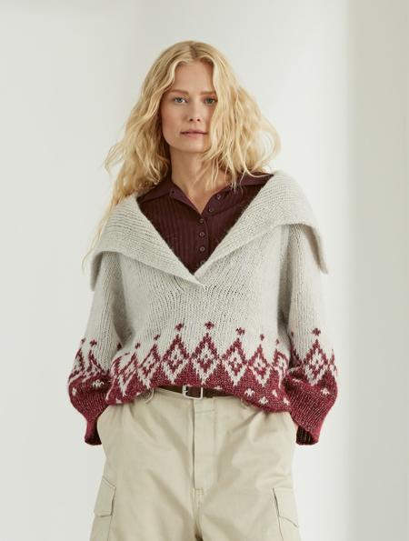 Anleitung Nr. 19230 Raglan-Pullover aus Natural Alpaca Pelo & Glamour