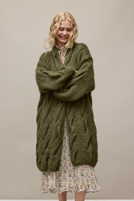 Anleitung Nr. 19236 Oversized-Cardigan aus Mohair di Gio
