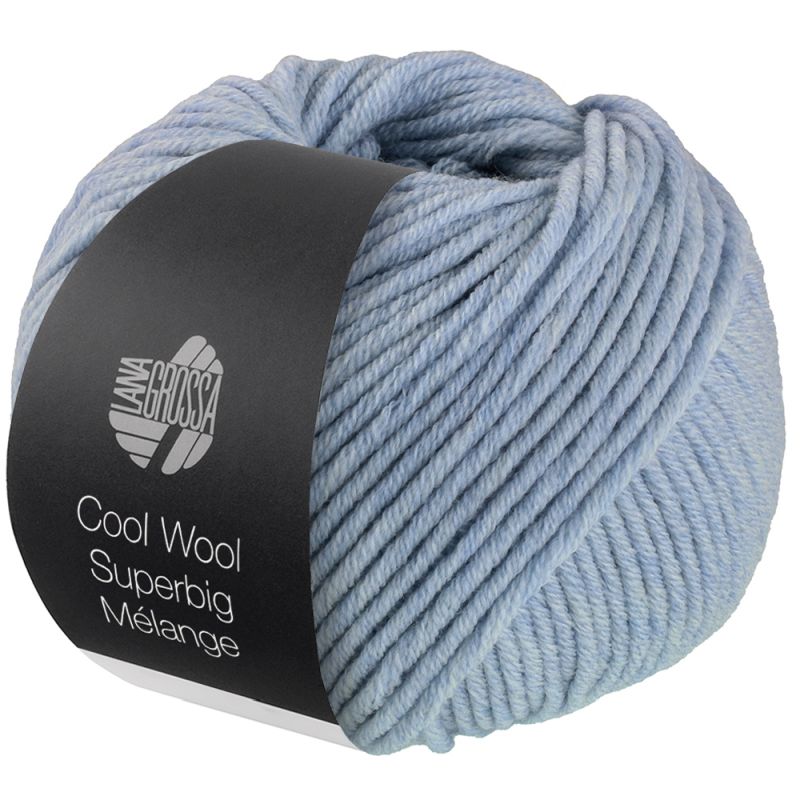 206 Hellblau meliert (Cool Wool Superbig Melange)