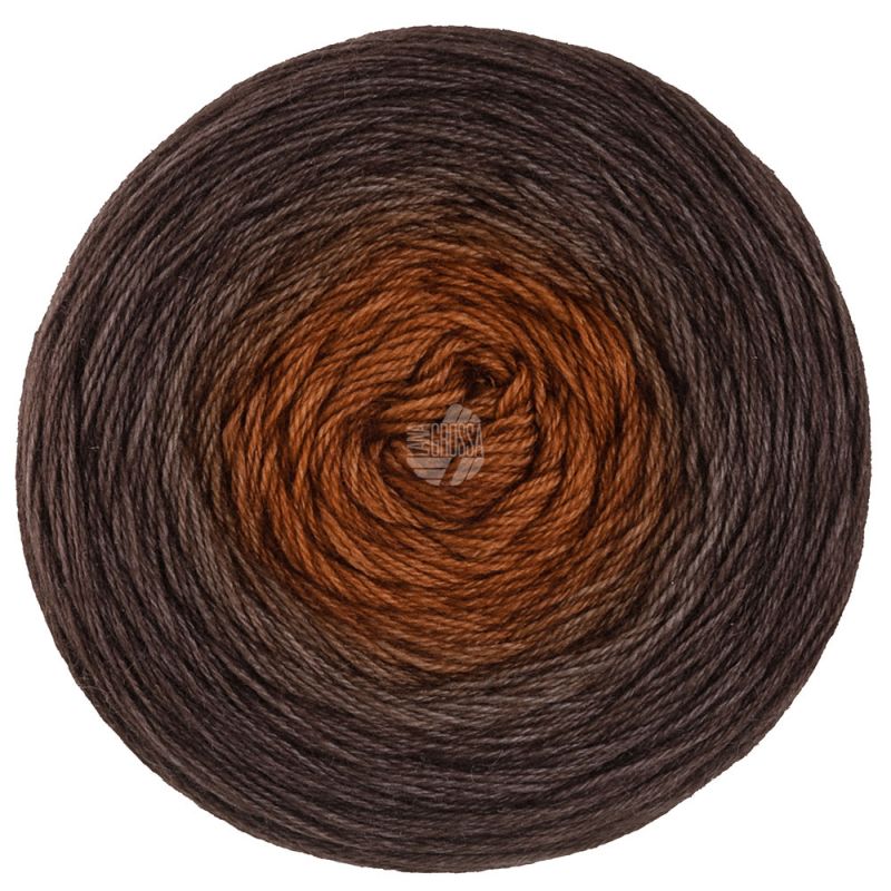 402 Nougat/Schoko-/Graubraun (Merino Lace Aquarell Ton in Ton)