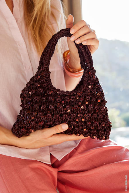 Anleitung Nr. 19596 Noppentasche aus The Loop & Cosmo (Lana Grossa)