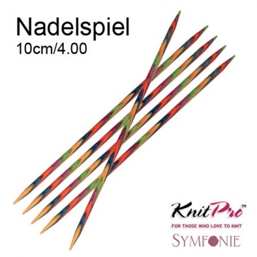 Strumpfstricknadel Holz multicolor (Symfonie)