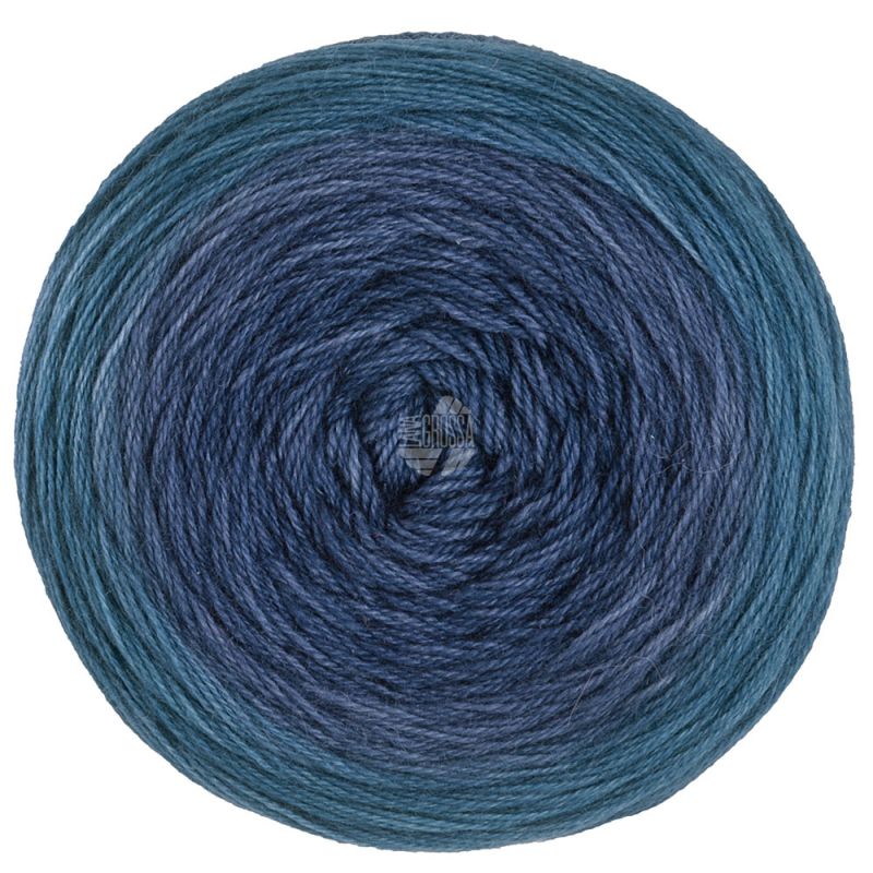 404 Dunkel-/Nacht-/Schwarzblau (Merino Lace Aquarell Ton in Ton)