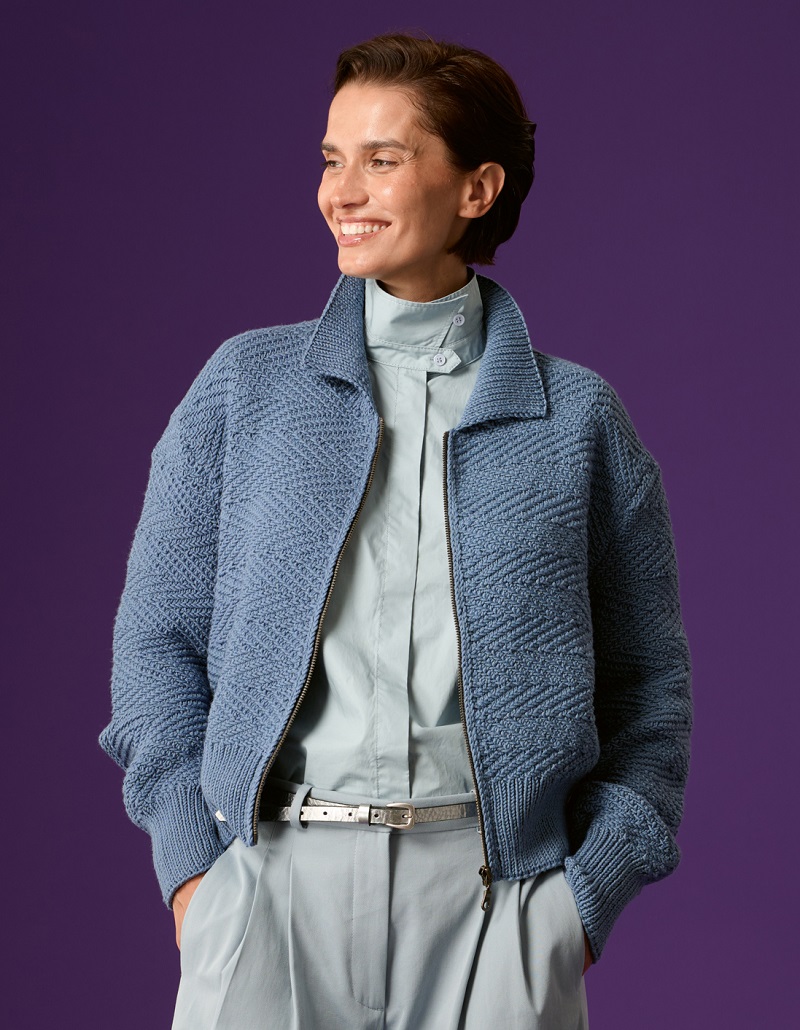 Anleitung Nr. 19938 Jacke aus Merino Piú