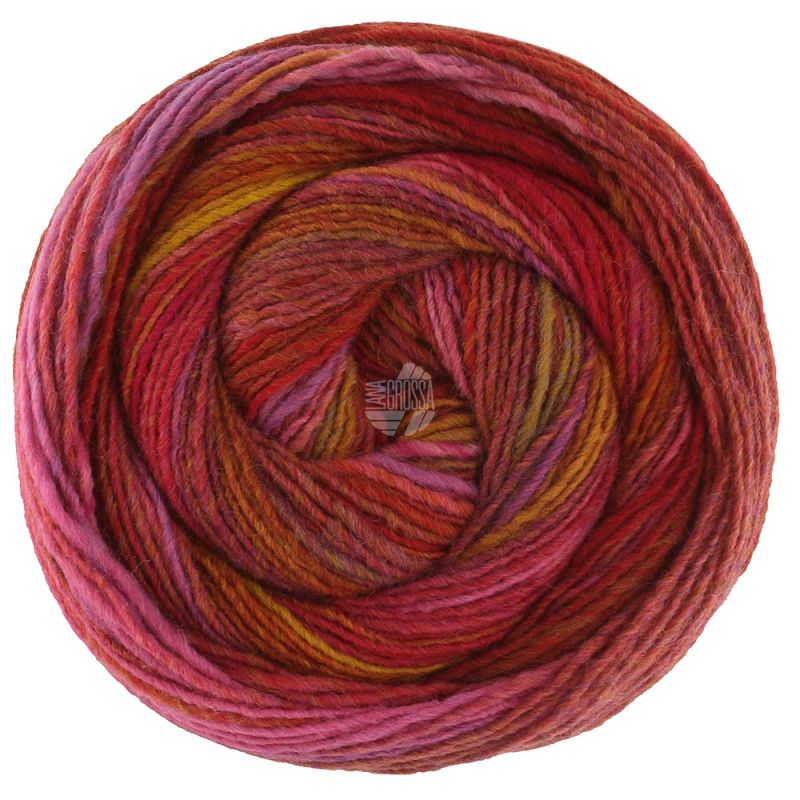 238 Pink/Lila/Ocker-/Goldgelb/Erdbeer/Terrakotta (Gomitolo Intenso)
