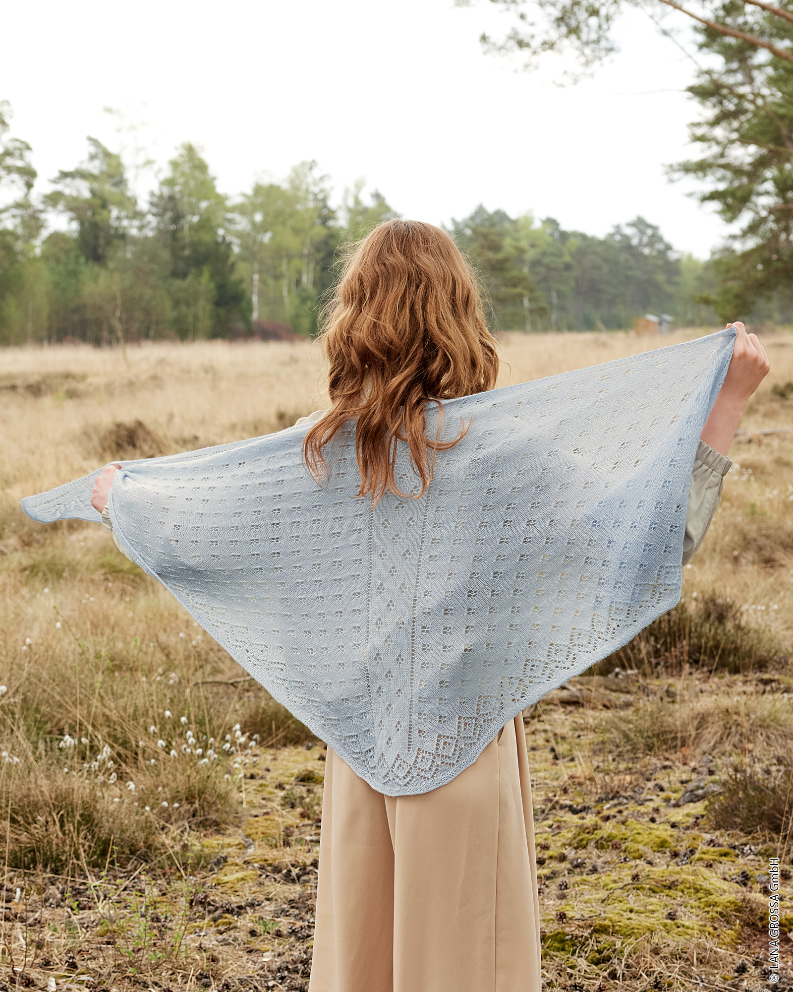 Anleitung Nr. 18777 Faröertuch aus Cool Wool Lace