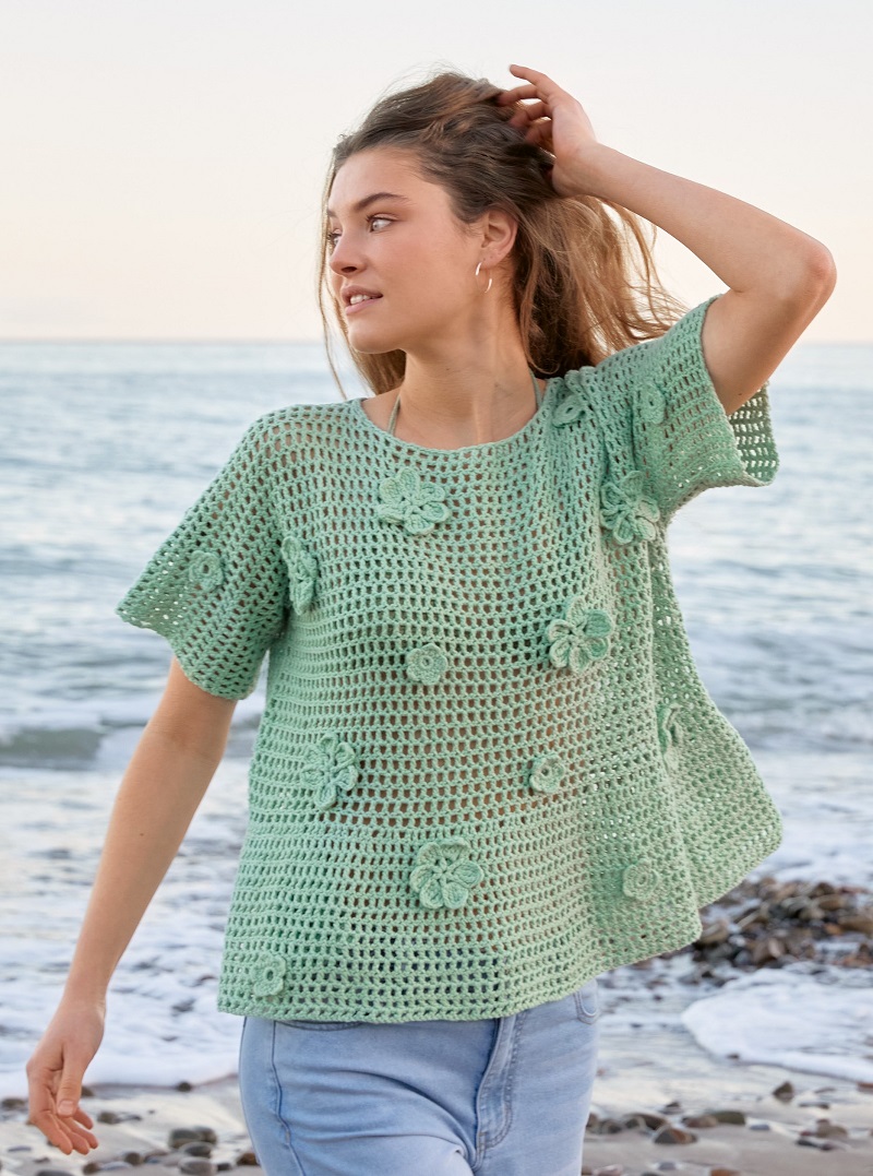 Anleitung Nr. 19569 Shirt aus Cotonella (Lana Grossa)