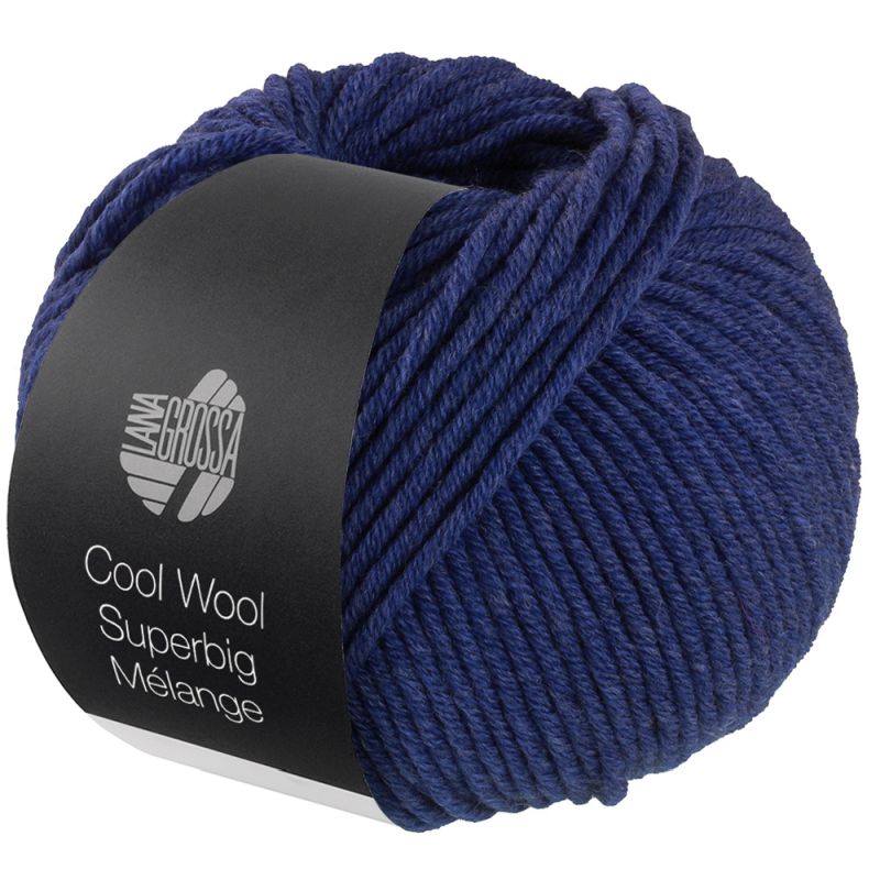 208 Dunkelblau meliert (Cool Wool Superbig Melange)