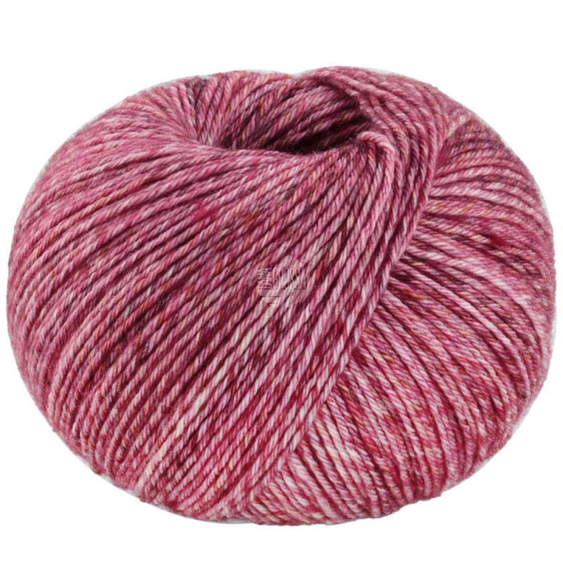1009 Altrosa/Geranienrot/Bordeaux meliert