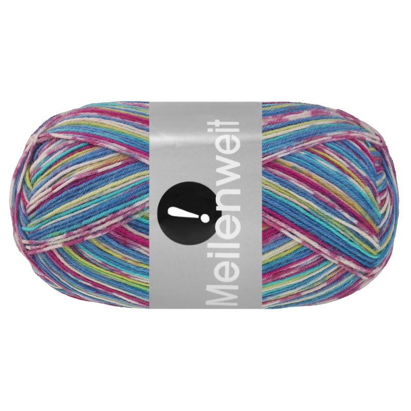 3056 Violett/Türkis/Pistazie/Rohweiß/Blau/Fuchsia