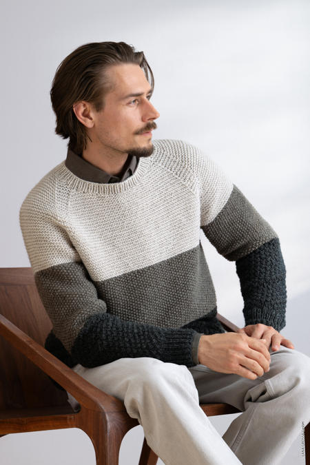 Anleitung Nr. 19206 Pullover aus Landlust Naturwolle