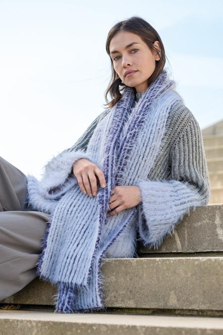 Anleitung Nr. 18918 Brioche-Schal aus Basta & Cool Merino