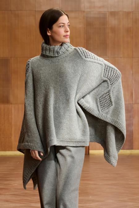 Anleitung Nr. 19166 Poncho aus Cool Merino Big & Glamour