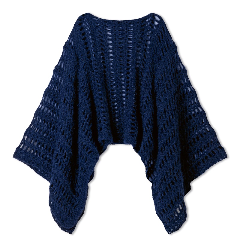 Anleitung Nr. 20042 Poncho aus Mohair di Gio