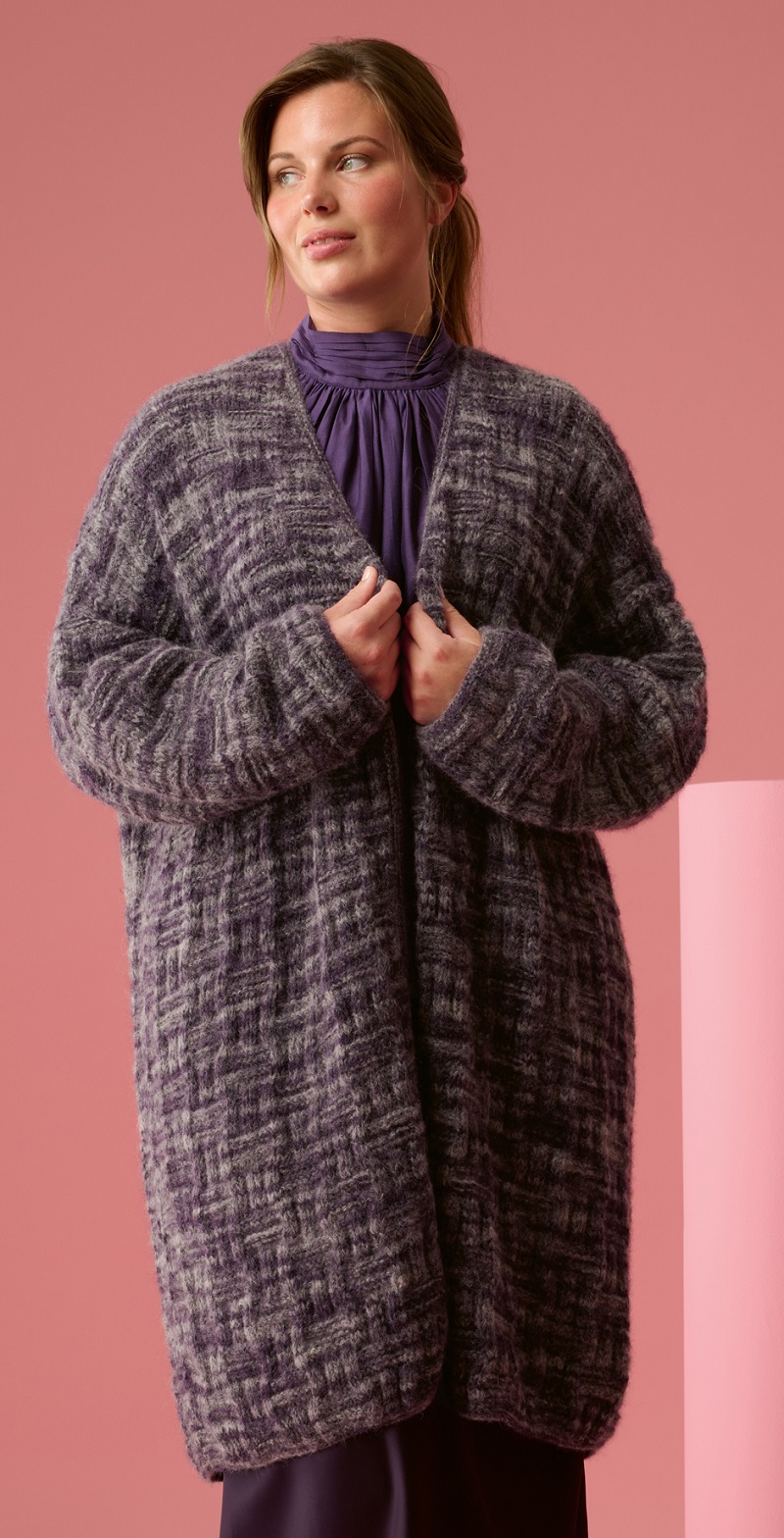 Anleitung Nr. 19948 Long-Cardigan aus Pelo Cashmere