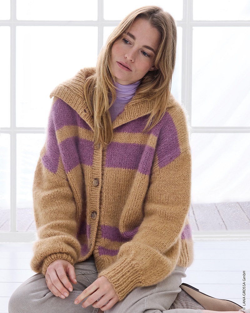 Anleitung Nr. 19842 Jacke aus Mohair di Gio