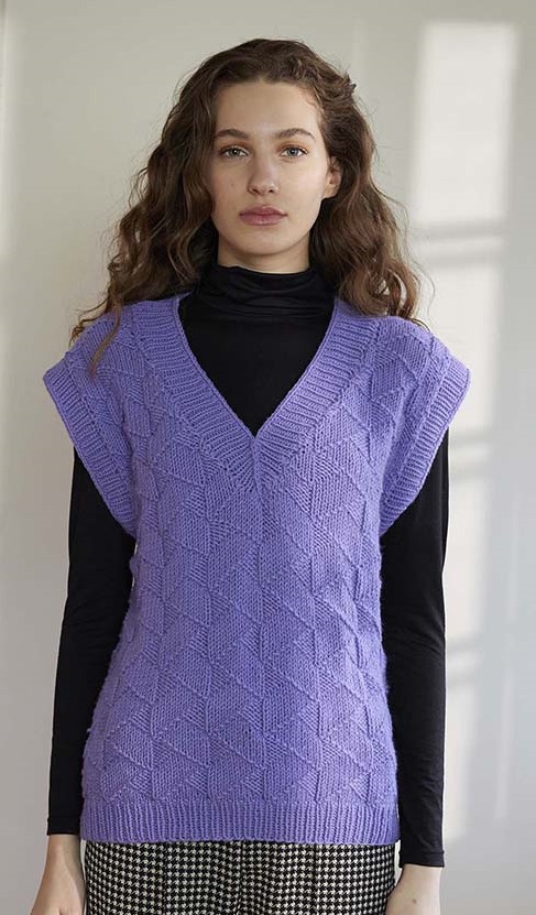 Anleitung Nr. 19992 Slipover "Karima" aus Cashmere+