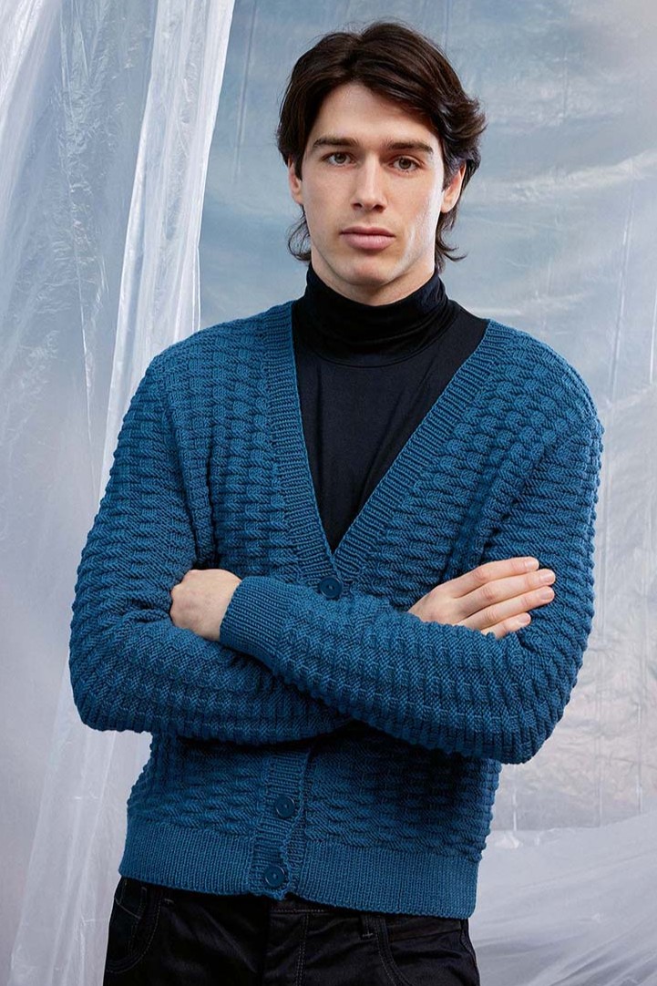 Anleitung Nr. 18858 Jacke "Sia" aus Merino 120 (Lang Yarns)