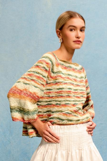 Anleitung Nr. 19650 Top-Down-Raglanpullover aus Gomitolo California (Lana Grossa)