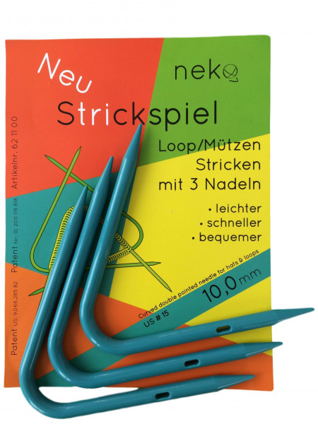 Neko 3-Nadel-Strickspiel für Loops/Mützen