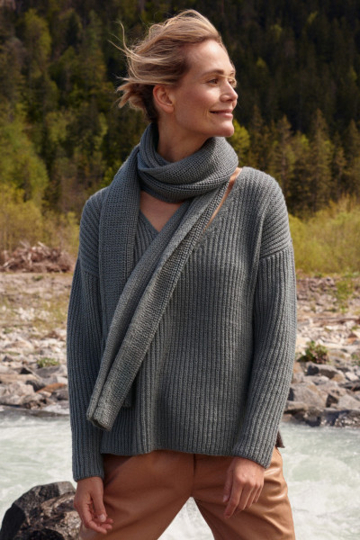 Anleitung Nr. 16023 Pullover aus Cool Wool Cashmere